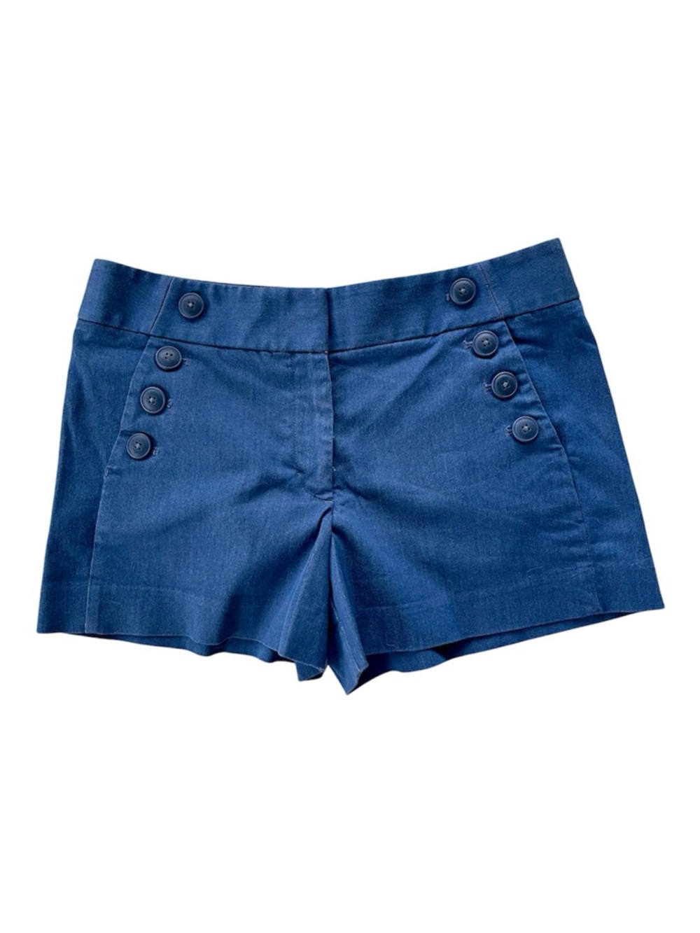 LOFT Blue Riviera Sailor Shorts Size 6